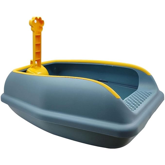 Foodie Puppies Cat Litter Tray with Rim for Small Cats and Kittens
